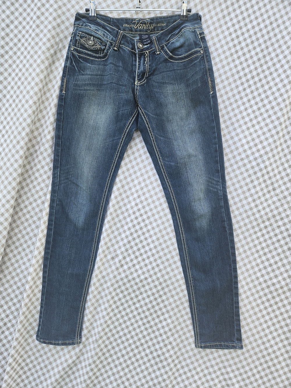 Vanity Premium COLLECTION Dark Blue Skinny Jeans